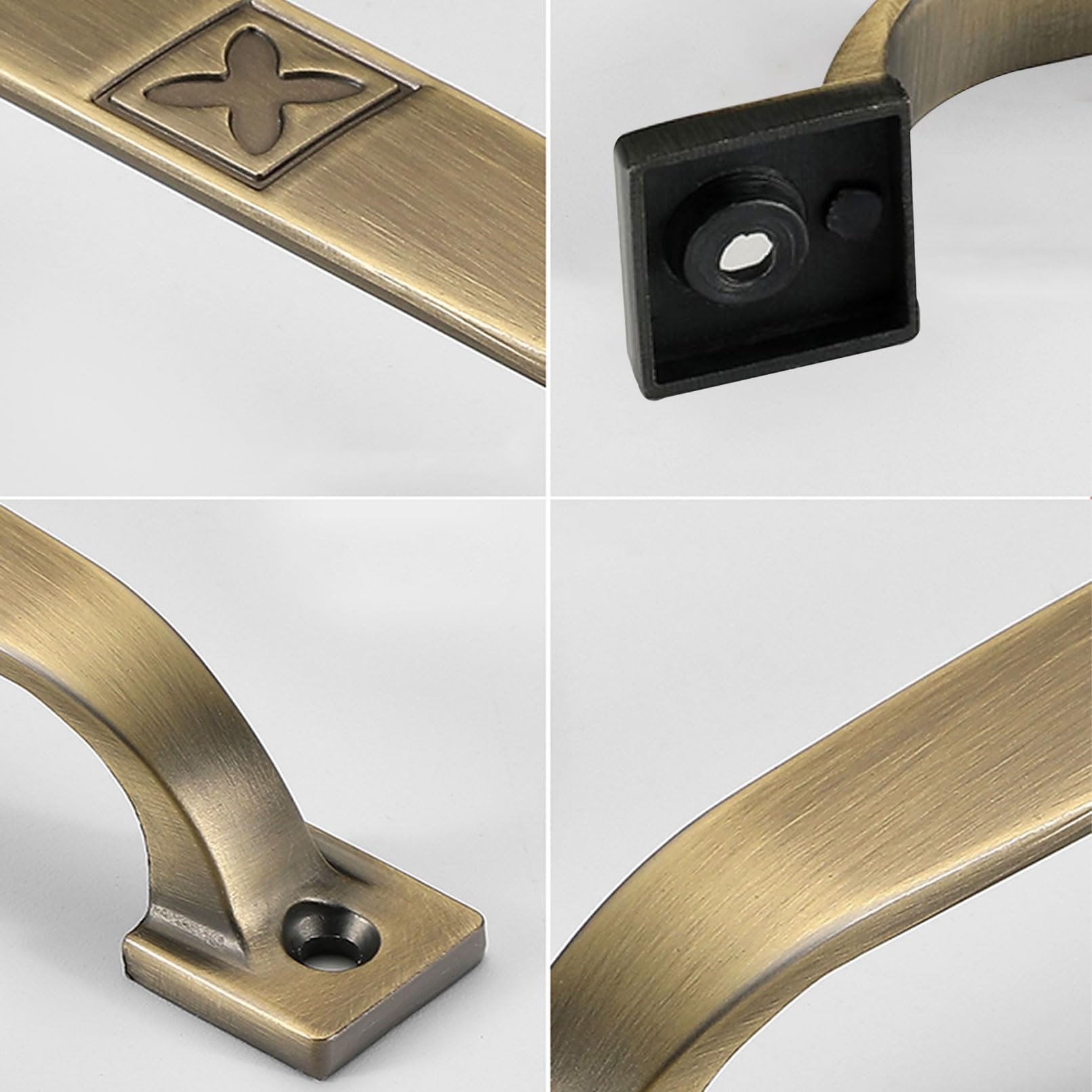 8 Pièces Poignee De Meuble Vintage, Bague Poignée Traction D