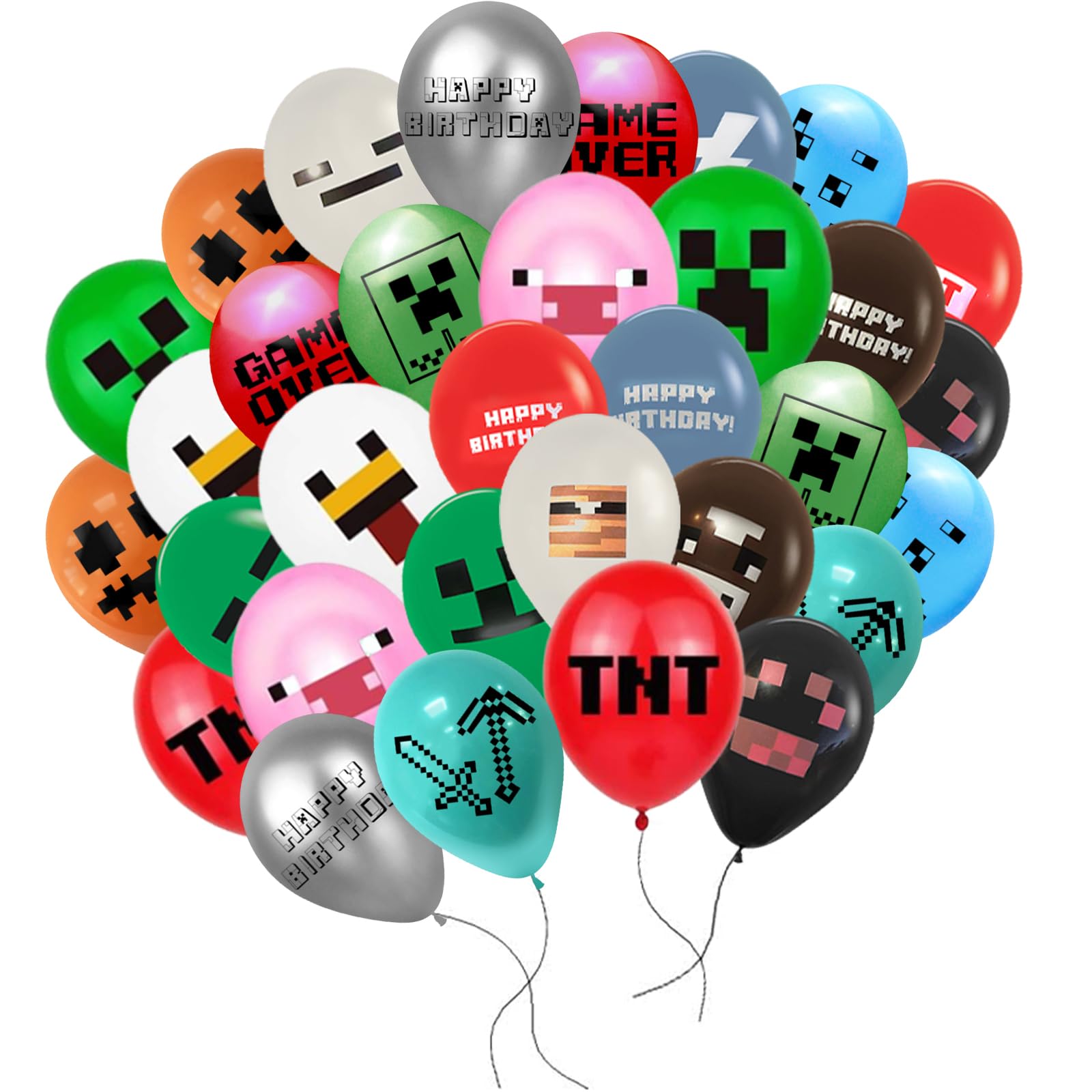 Geburtstagsdeko 32er-Set für Mottopartys