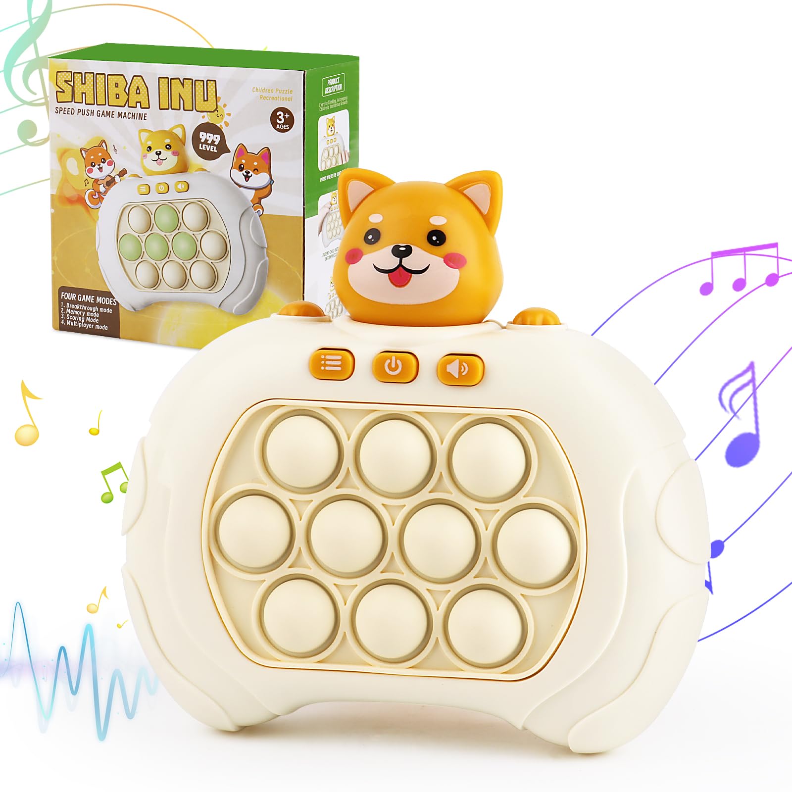 Pop It Electrónico,MXTIMWAN Electronic Popping Game,Pop it Juguete Electrónico,Sensory Juegos Pop,Quick Push Burbujas para Adultos Y Niños,Interactivos Fidget Toy,Máquina de Rompecabezas Rápida