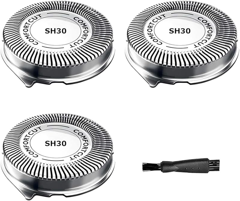Cabeças de reposição CIELONI SH30 compatíveis com Philips Norelco Series 3000, 2000, 1000, S738, S1560 e S1211, pacote com 3
