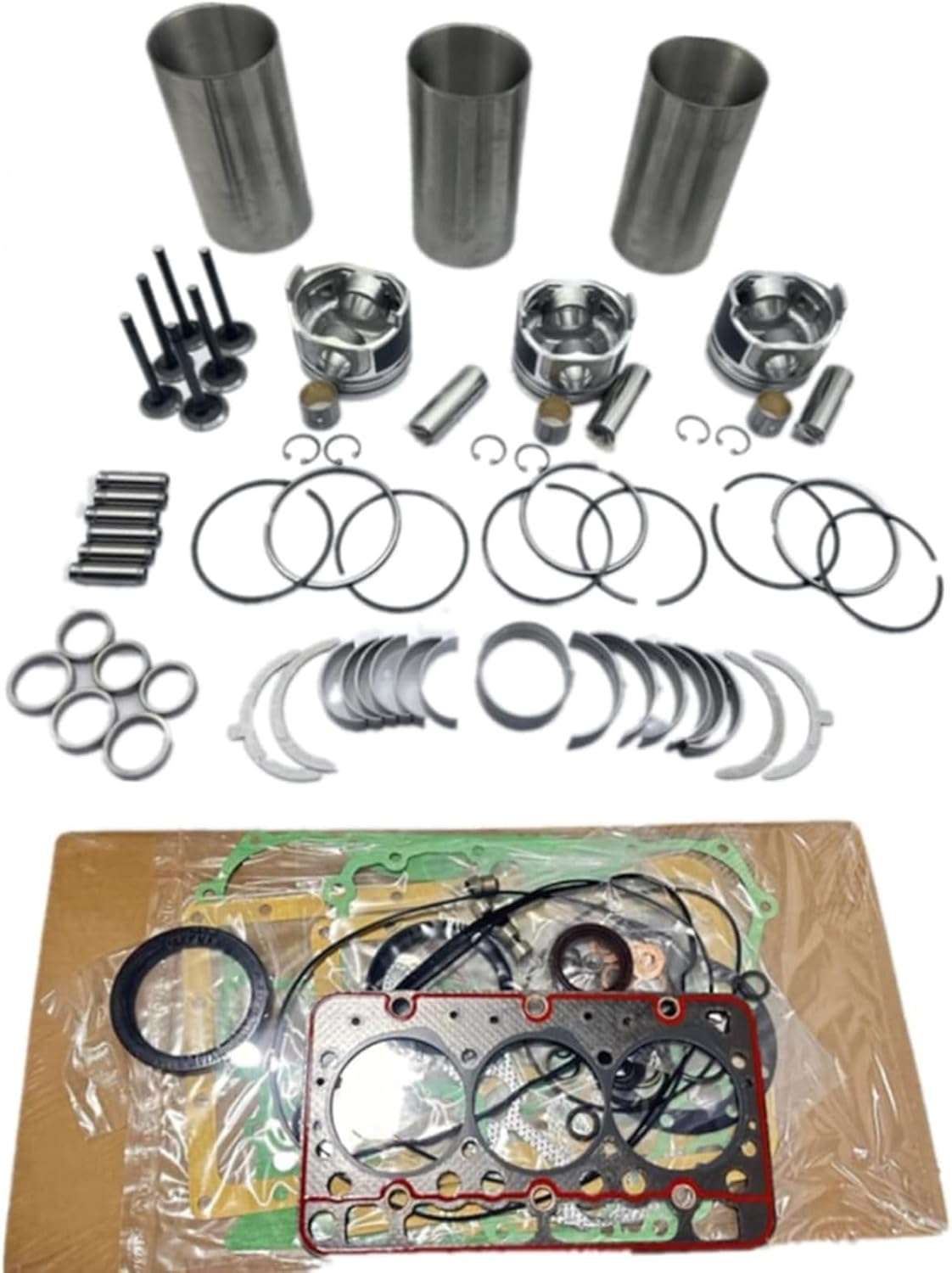 3TNE84 Engine Overhaul Rebuild Kit Fits Yanmar Engine 3235A 4475 790 4300 4310 Piston 129002-22090
