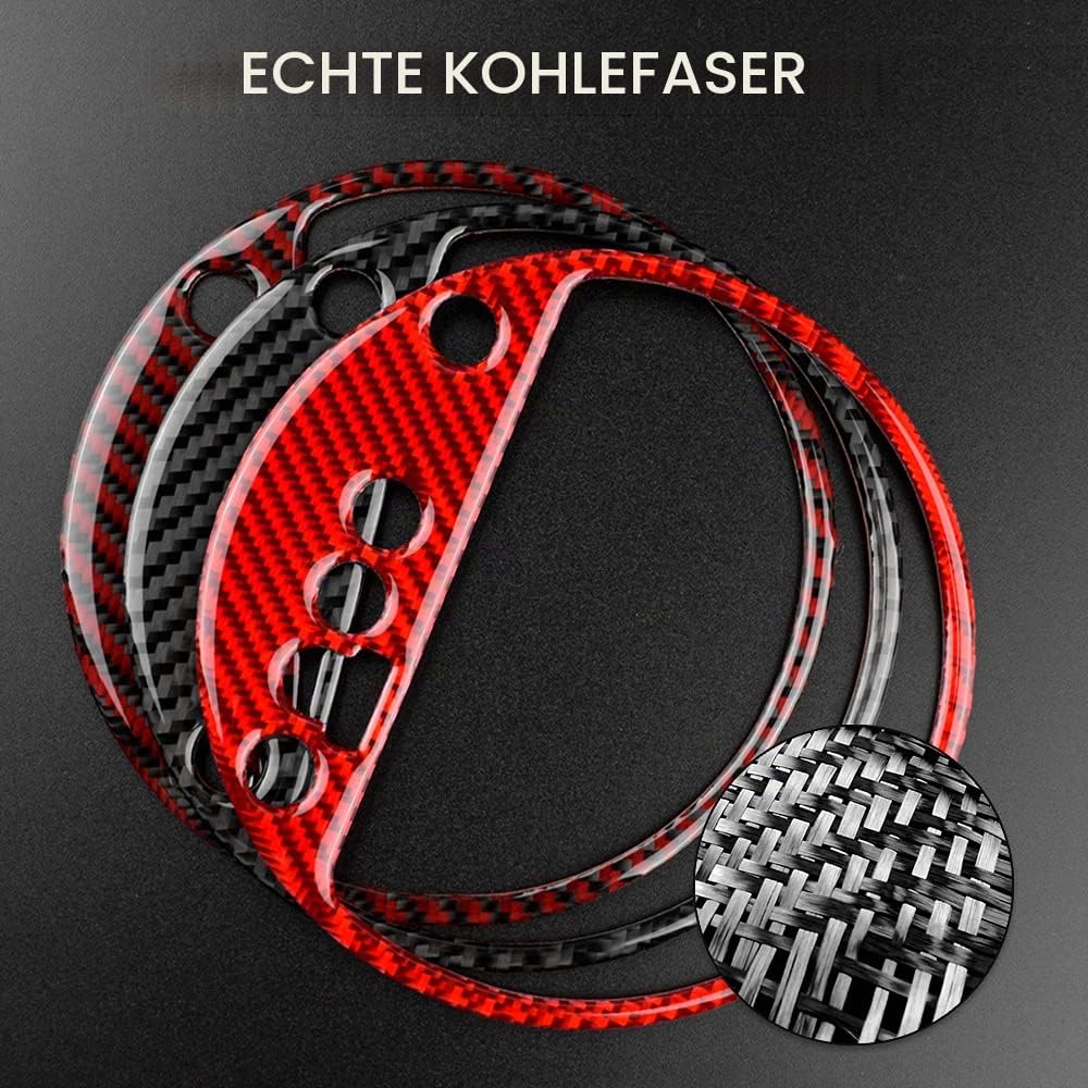 KUNGKIC Kohlefaser Auto Schalthebelknauf Konsole Media Panel Abdeckung Für Audi TT zubehör innenraum 2007 2008 2009 2010 2011 2012 2013 2014 Schwarz