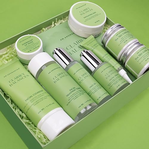 Miniatura 13 de Set diario esencial de cuidado de la piel, conjuntos y kits de cuidado facial de ácido glicólico + vitamina C, regalos de cuidado de la piel 5 en 1