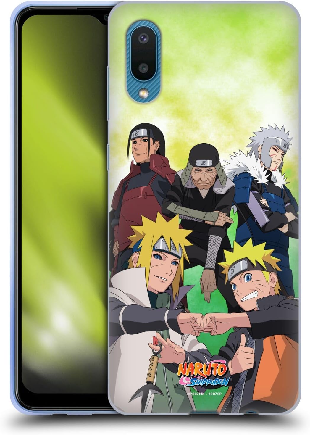 Head Case Designs Officially Licensed Naruto Shippuden Hokage Group Key Art Gel Case [Military Grade Protection] Compatible With Samsung Galaxy A02/M02 (2021)