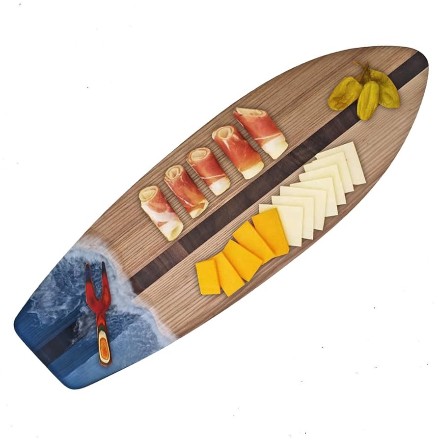 Amazon.com: Hand Made Ocean Waves Epoxy Resin Surfboard