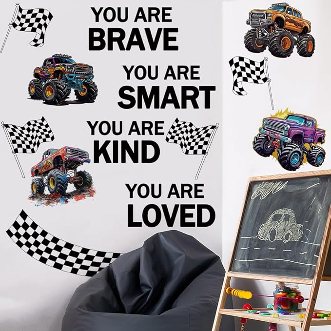 Vinilos Decorativos Monster Truck Runtoo para Pared miniatura 2