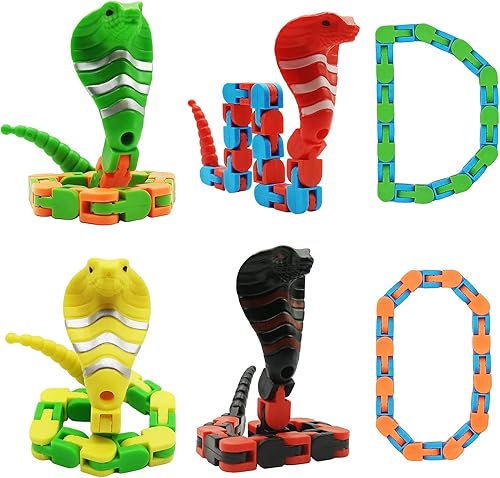 Juguetes sensoriales para la ansiedad para autismo, paquete de 6 juguetes para ansiedad de pistas locas a presión y clic para niños, niñas y