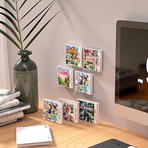 Miniatura 8 de Video Game Box Protector Case for 3DS Games, 3MM Clear Acrylic Display Case with Wall Mount Compatible with Nintendo 3DS Game Box (Pack of 1)