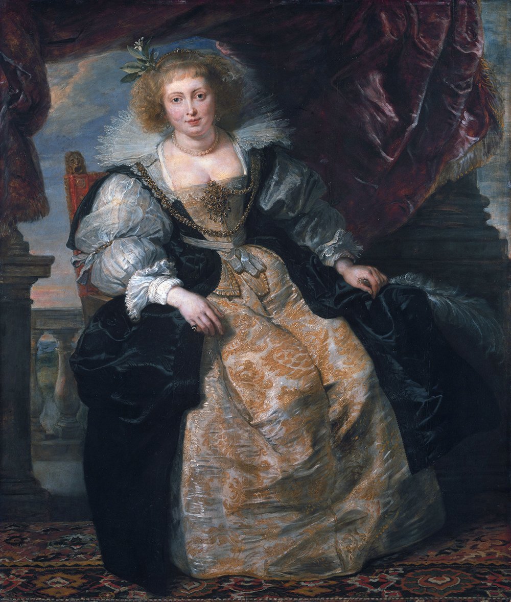 Lámina artística de Peter Paul Rubens, Portrait in Blue mate mediano para enmarcar