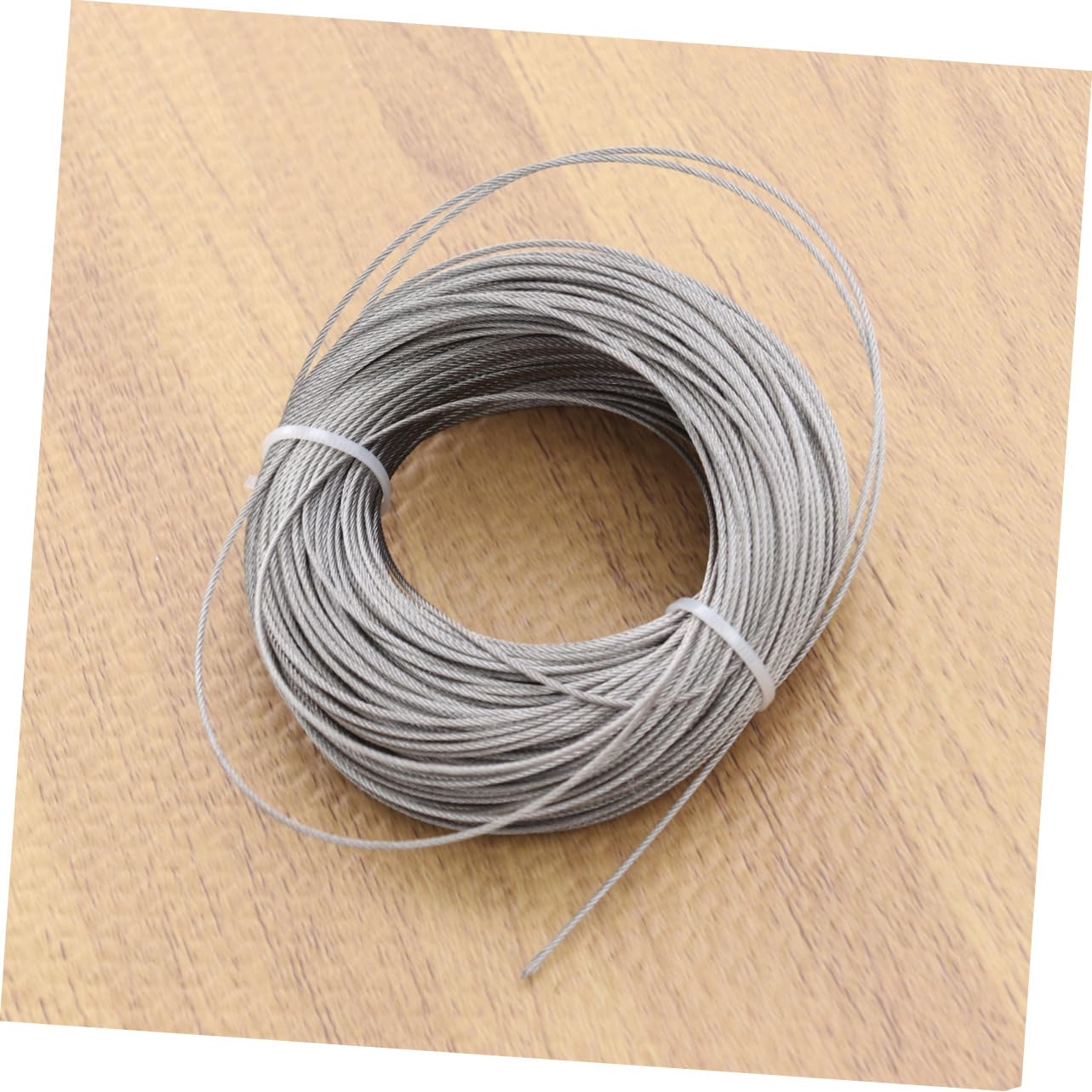 NAMOARLY 304 Stainless Steel Wire Rope 50m Long Roll 7x7 Hard Sturdy Cable Rope for Railing
