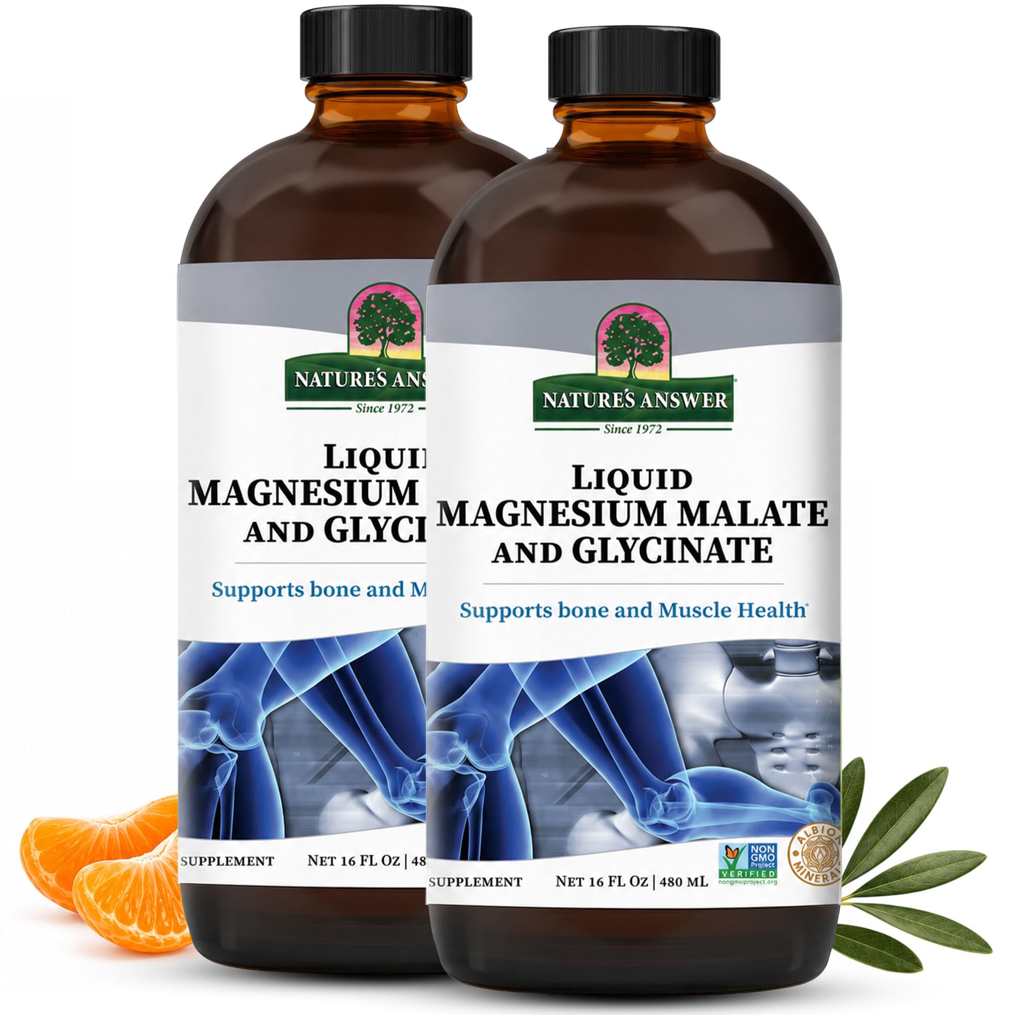 Nature's Answer Magnesium Glycinate Liquid Supplement, 16 fl oz, Absorb — Amazon image 8