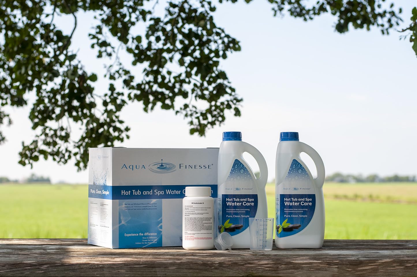AquaFinesse mit Chlorgranulat + Spa Clean GRATIS