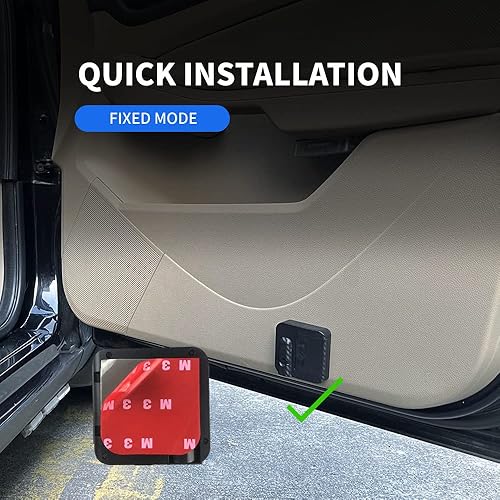 Miniatura 2 de 2 lámparas LED de doble sentido para puerta de automóvil, interruptor de inducción, atmósfera, foco decorativo de cortesía, 3 pares de baterías