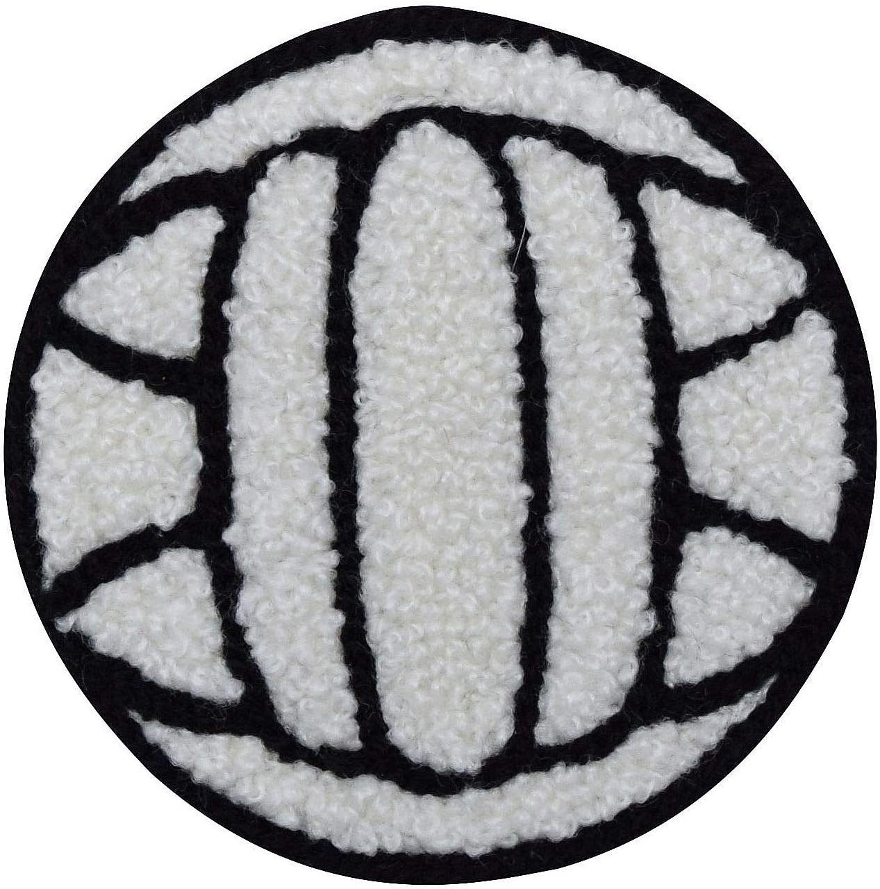 Chenille Volleyball Embroidered Iron on Patch