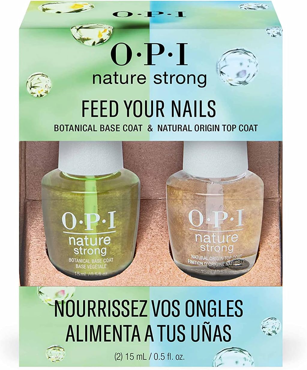 OPI Nature Strong Nail Polish Quick Dry Vegan Nail Varnish with LongLasting Results, Made with