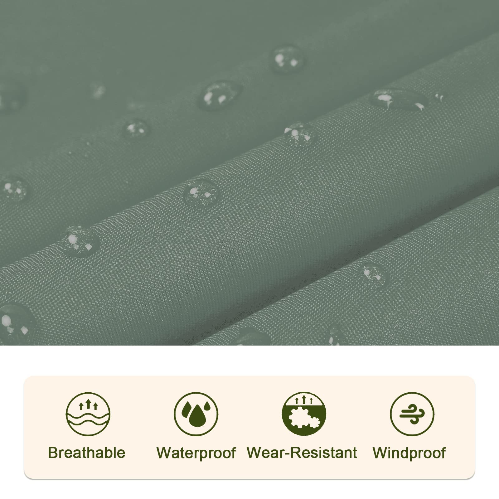 Imperméable Poncho avec Capuche Zip pour Adulte