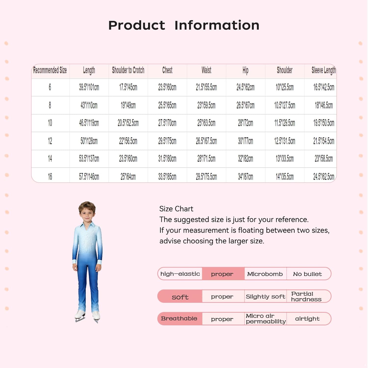 DINORMIN Latin Dance Jumpsuit for Boys Performance Unitard Gymnastics Leotards Modern Costume Skating Bodysuit