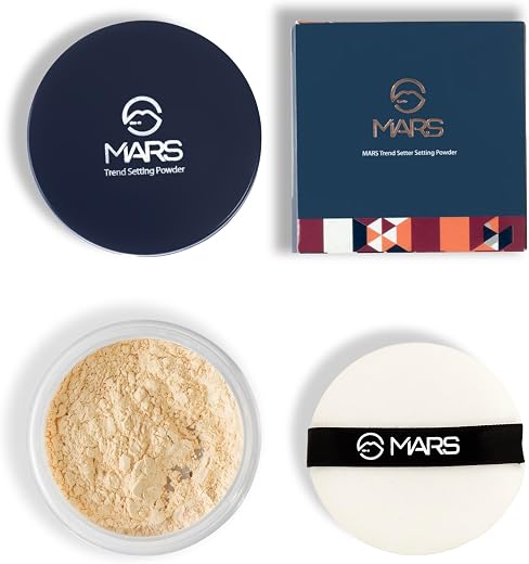 MARS Trend Setting Matte Loose Powder For All Skin Types | Lightweight &amp; Long Lasting | Ultra Fine Setting Powder For All ...