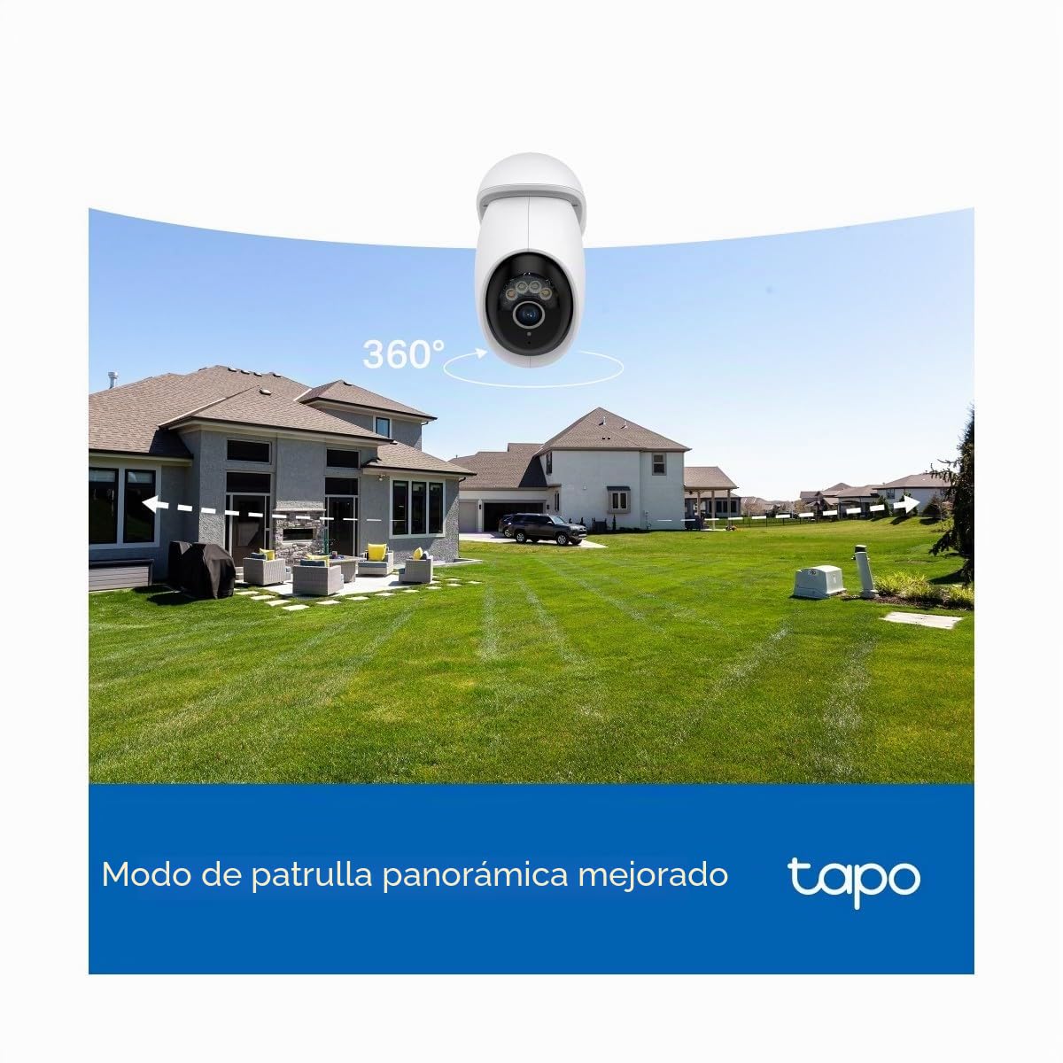 TP-Link Tapo TC46 cámara de vigilancia Esférico Cámara de seguridad IP Interior y exterior 3840 x 2160 Pixeles Techo/Pared/Poste
