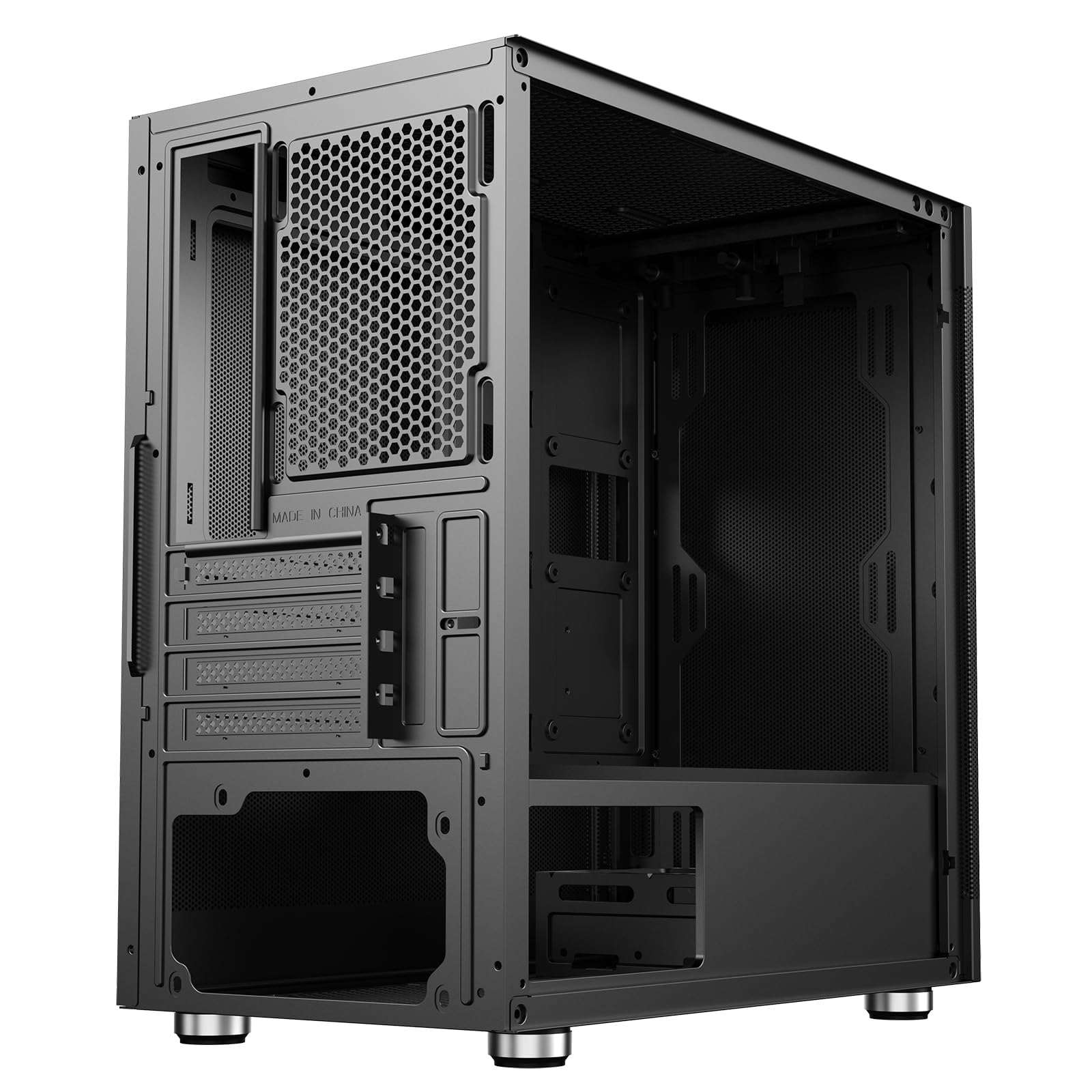 ITEK CASE MINI TOWER PROMESH 35B GAMING OFFICE TYPE-C, 2xUSB3, 3 LATI MESH - 4