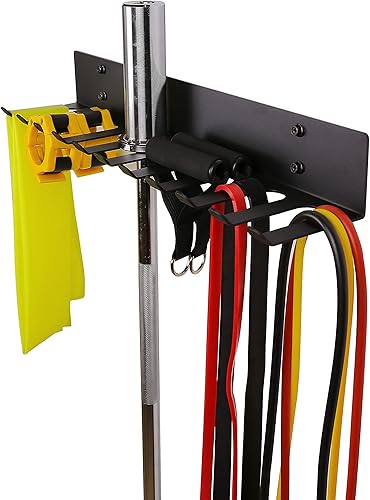 Estante de almacenamiento multiusos, bandas de resistencia, estante de almacenamiento para gimnasio, soporte de bandas de fitness, estante