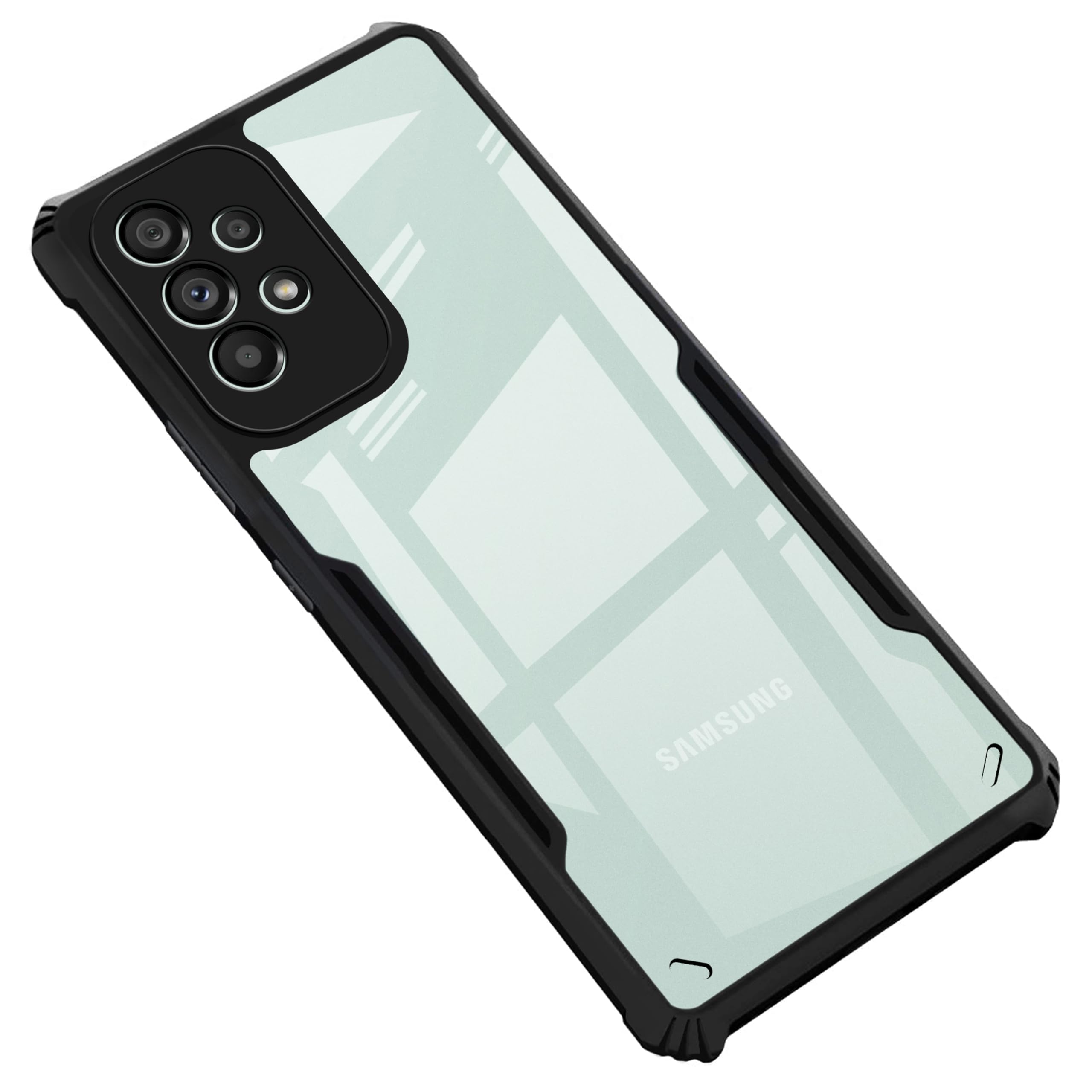 Amazon Brand - Solimo Mobile Cover for Samsung Galaxy A53 (Polycarbonate_Matte Black) (B0BX6TBM46) Amazon Price History, Amazon Price Tracker