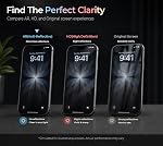 AegisNova [1-Pack] Anti-Reflective Screen Protector for iPhone 17, 9H+ Tempered Glass with 13FT Military-Grade Drop Protection, Balanced-Pressure Slider for Bubble-Free Install, Helps Indirectly Lower Screen Power Consumption