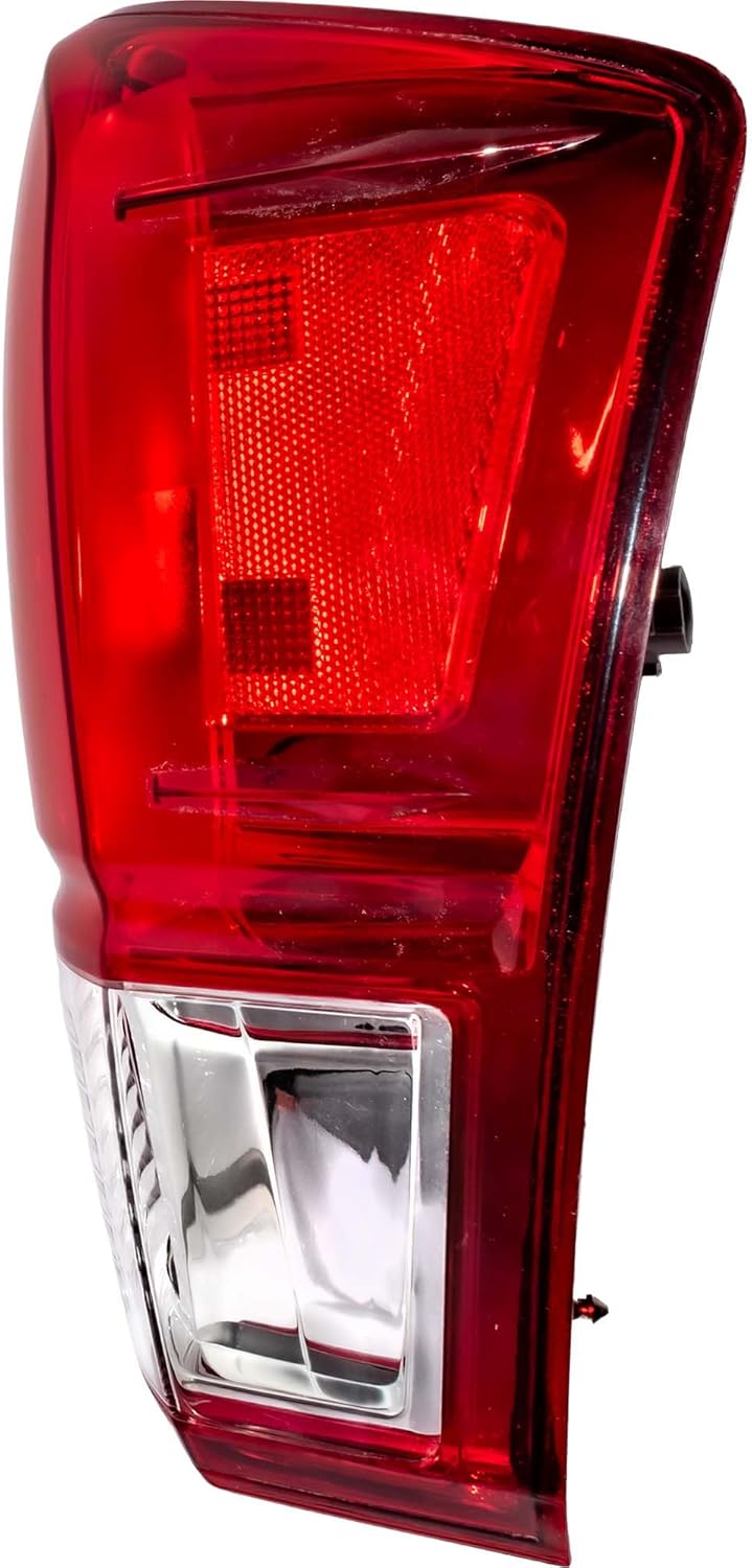 Brock Tail Light for 2016-2019 Tacoma SR/SR5 Red Bezel-Clear Back-Up Light Lens 8155004170 Right TO2801197