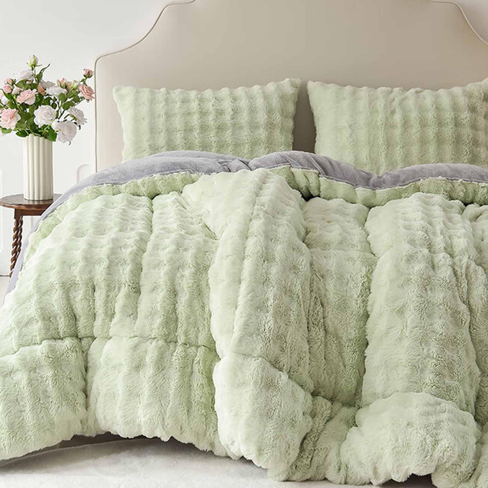 Trapunta Coperta Fluffy Invernale Ultra Morbida E Calda Piumone Piumoni Trapunte Matrimoniali Invernali Coperta Ponderata Trapuntino per Freddo Intenso(#3,180x220cm/3.5kg)