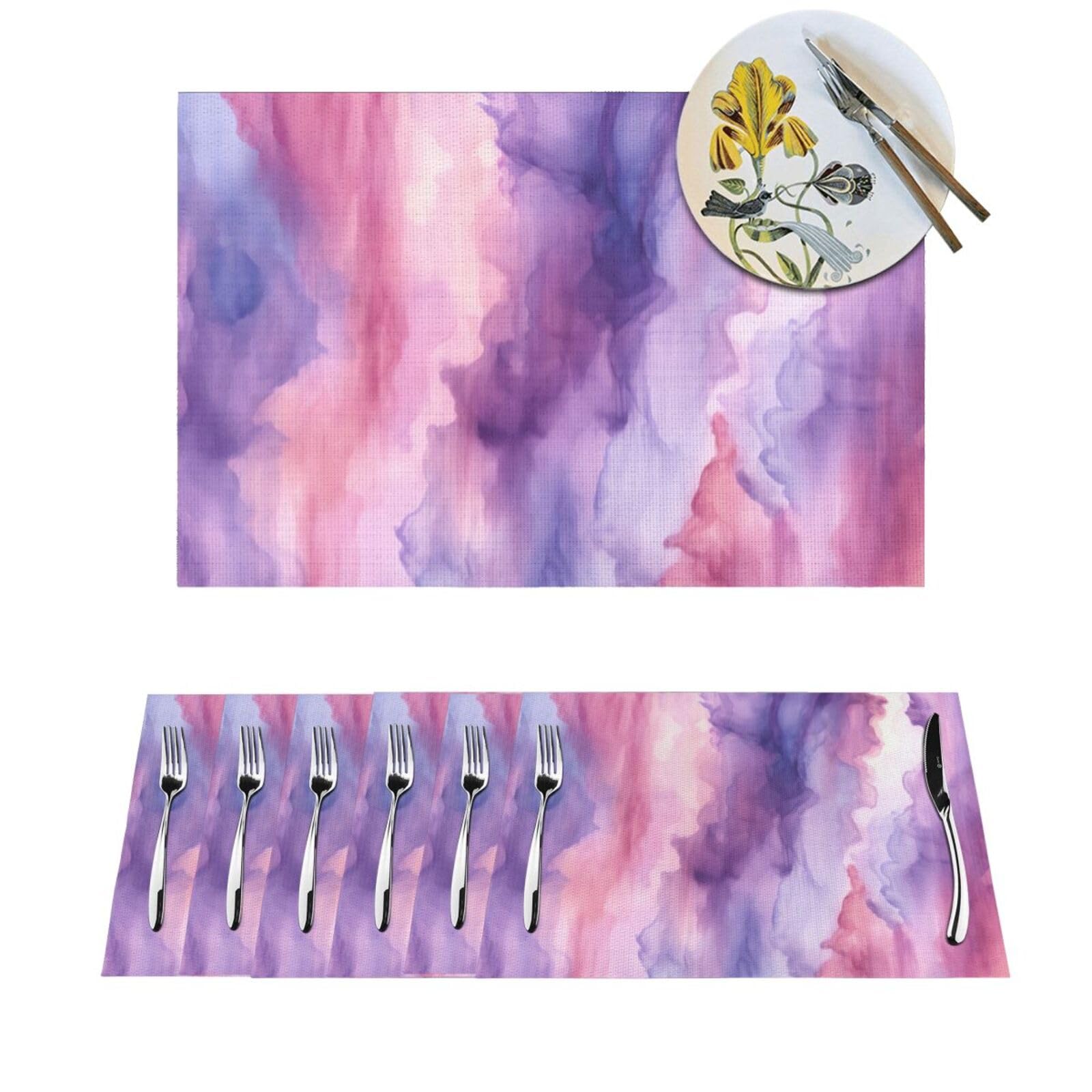 Sets de table en PVC pour dîners de famille et fêtes conviviales