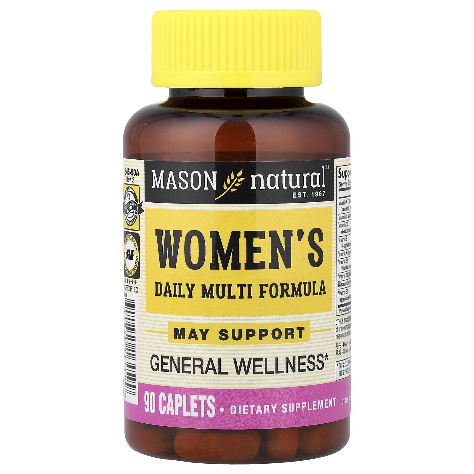 MasonNatural Women's Daily Multi Formula 90 Caplets