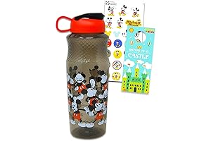Disney Mickey Mouse Water Bottle Bundle - Perfect for School, Sports, and Adventures!