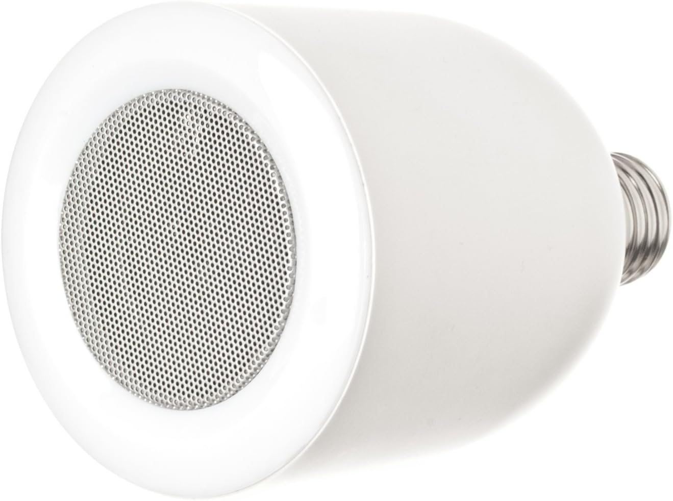 INFONONLINE LEDbeats E27 / E26 6500K LED Cool White bulb Lamp with Bluetooth Speaker amplifer (Brightness Adjustable max 9W) audio Volume FOR ipad Iphone 4 iphone 5 galaxy s3 s4 note 2 Energy saving Light Bulb Decoration lamp