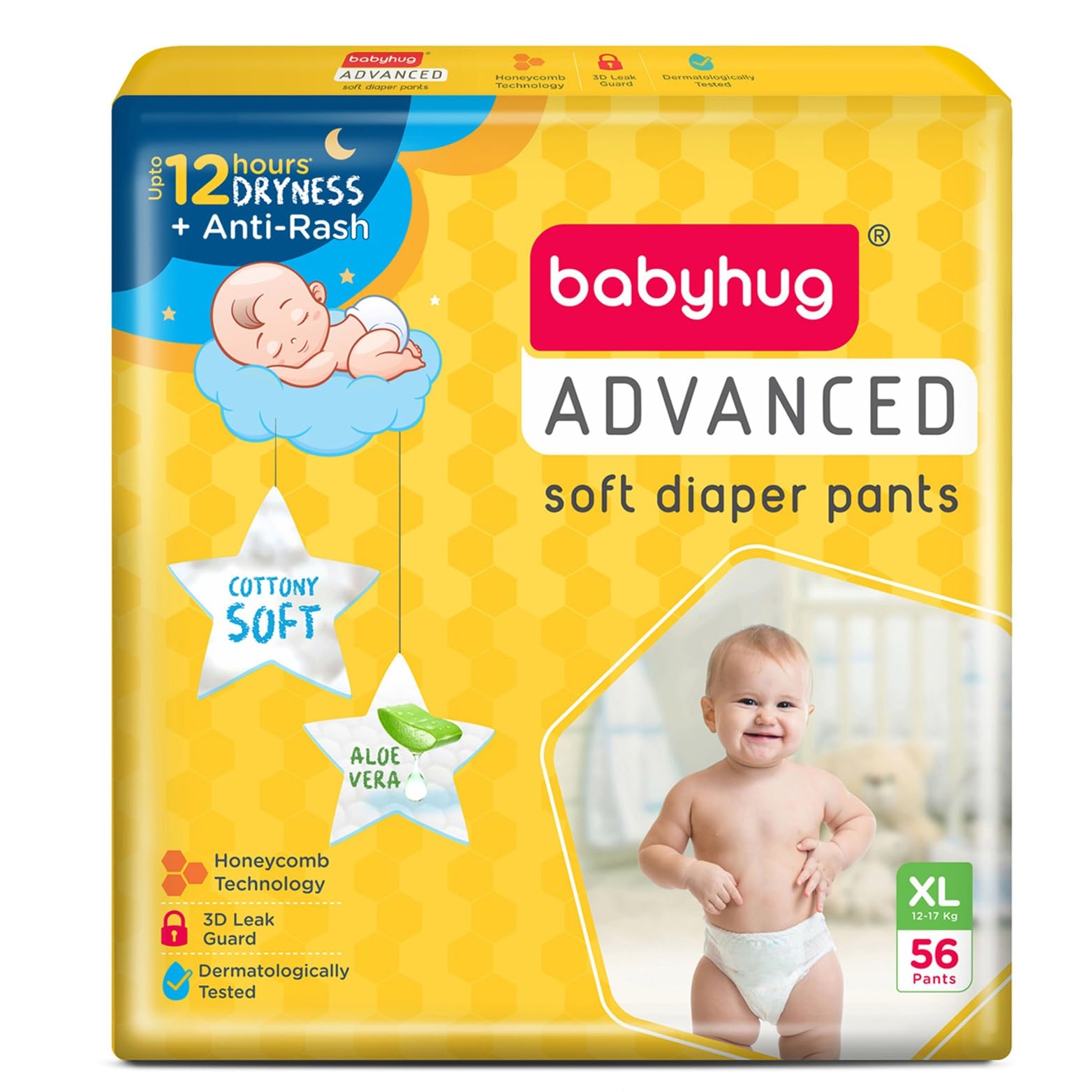 Babyhug Advanced Pant Style Infant Diaper -Extra Large Xl 56 Pcs-image-21
