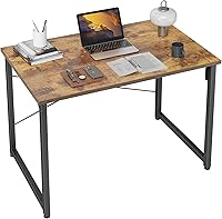 Vista 57 de Cubiker Escritorio para computadora, escritorio pequeño de oficina en casa de 32 pulgadas para espacios pequeños, estilo moderno y simple