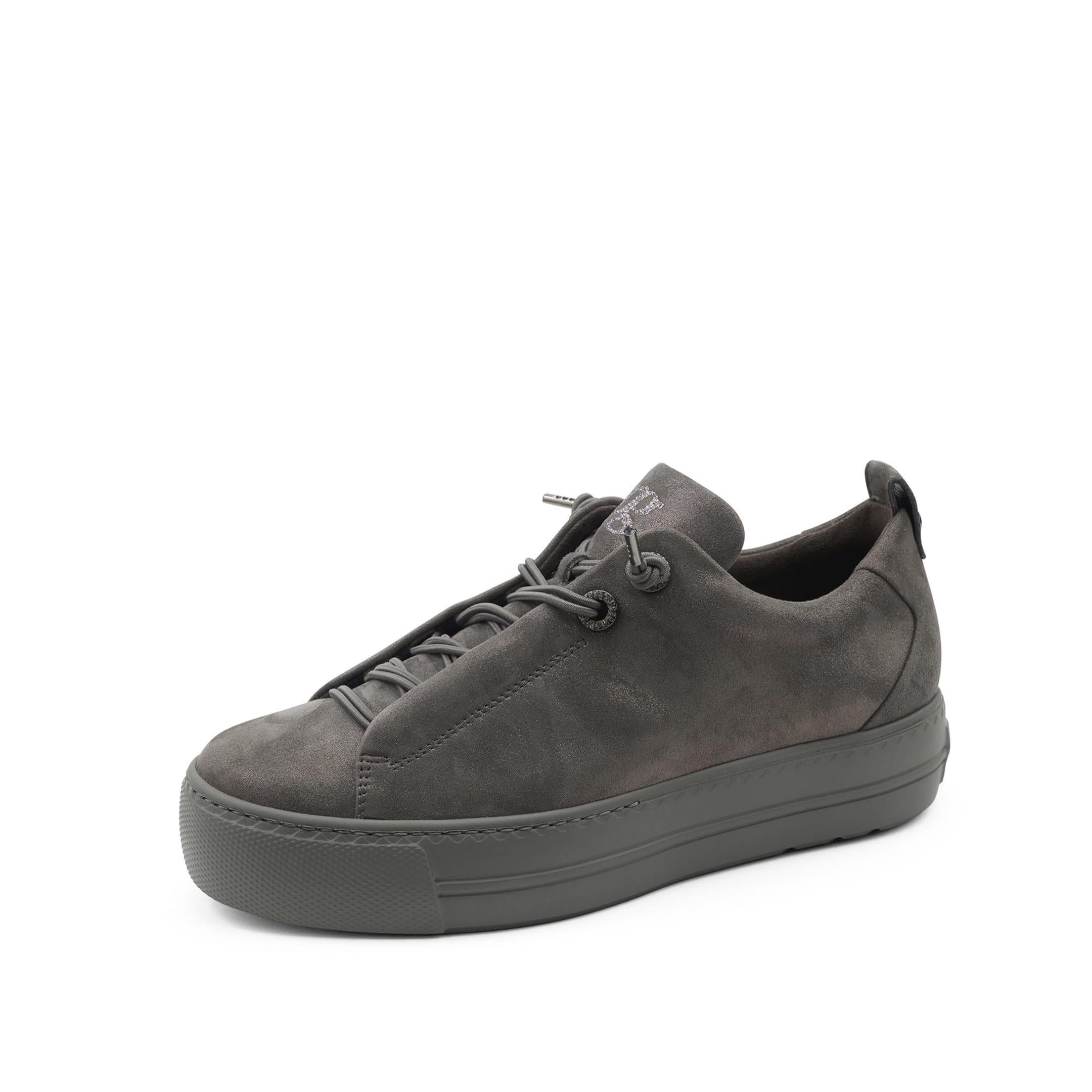 Paul Green Damen Low-Top Sneaker - Wechselfußbett & Orthopädische Einlagen - Leichte Eva-Sohle - Sportschuhe & Sneaker Damen - Grau 08x