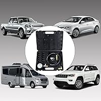 Vista 7 de YSTOOL Kit de prueba de presión de aceite, medidor profesional de presión de aceite para diagnóstico de motor con adaptadores de manguera y estuche