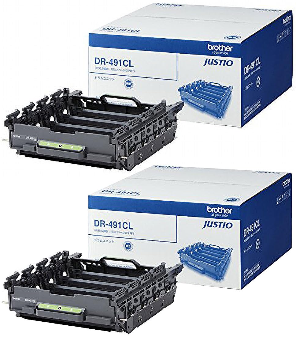 純正brother DR-491CL ドラムユニット Amazon | BROTHER DR-491CL / DR491CL ドラムユニット 純正品 2本