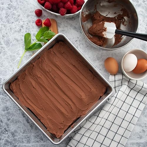 Miniatura 4 de Rada Bandeja cuadrada para cubiertos de 9 x 9 pulgadas, paquete de 2