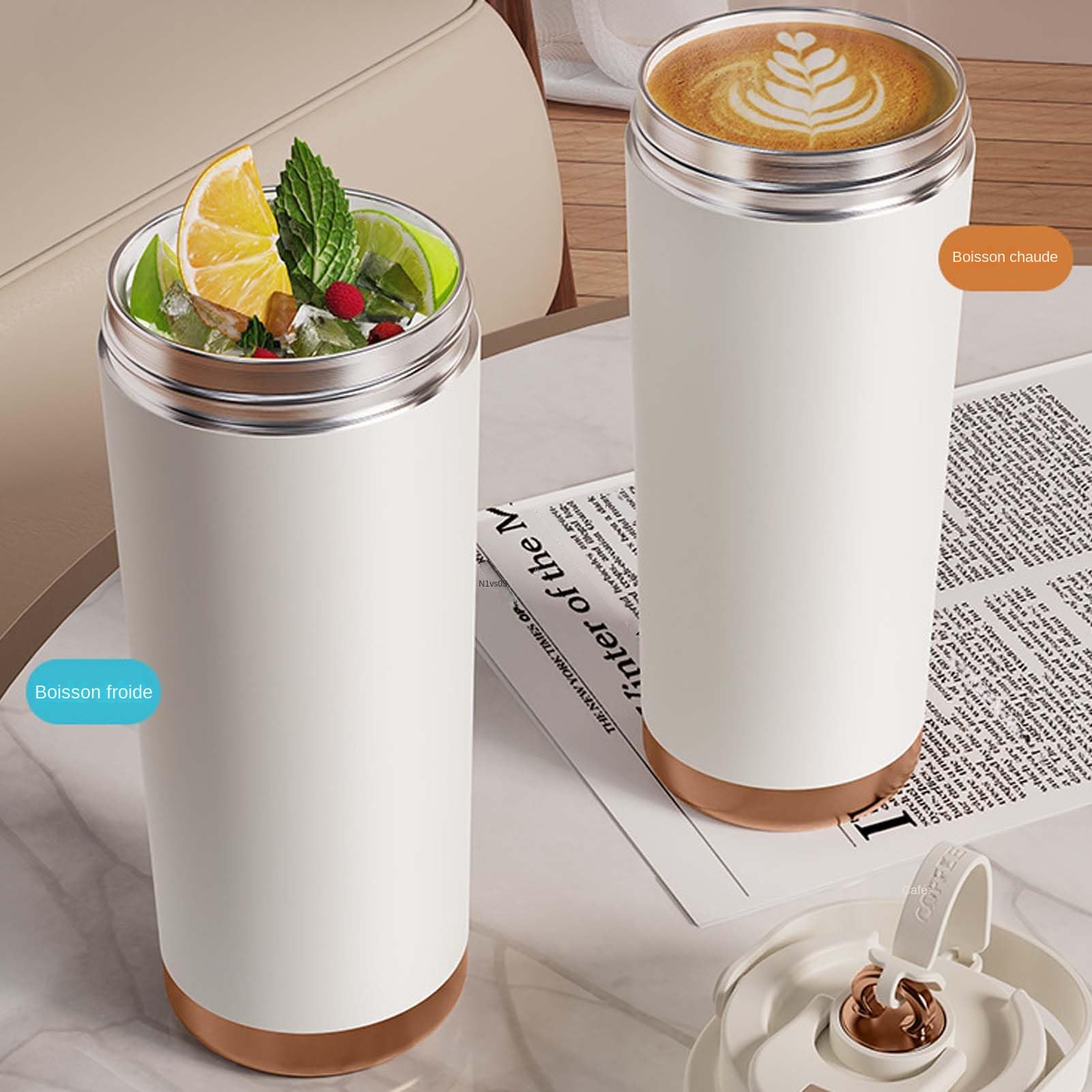 Borraccia Termica Con Cannuccia Tumbler Termico 750ml Con Borraccia A
