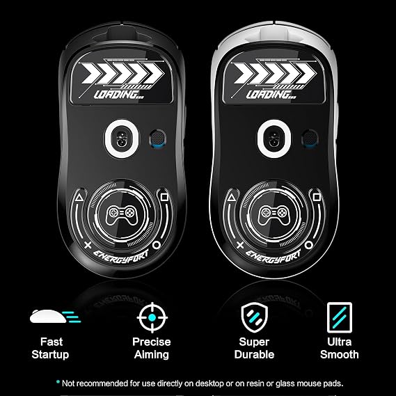 Mouse Skates for Logitech G PRO X Superlight, The Fastest, Smoothest, and Most Durable Mouse Feet Stickers for g pro x superlight Logitech Mouse Wireless (Black)