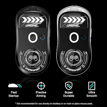 Mouse Skates for Logitech G PRO X Superlight, The Fastest, Smoothest, and Most Durable Mouse Feet Stickers for g pro x superlight Logitech Mouse Wireless (Black)