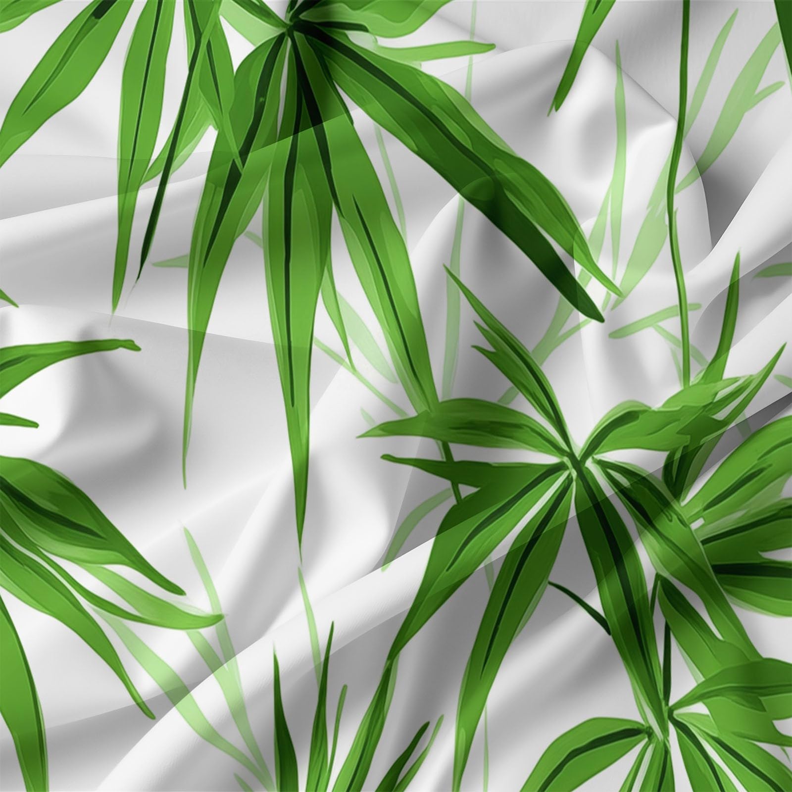 Zestaw poszewek 220 x 240 cm Rośliny Minimalistyczne liście bambusa poszewka na kołdrę łóżko Ultra miękka uniwersalna z poszewką na poduszkę z zamkiem błyskawicznym idealna dla chłopców dziewcząt