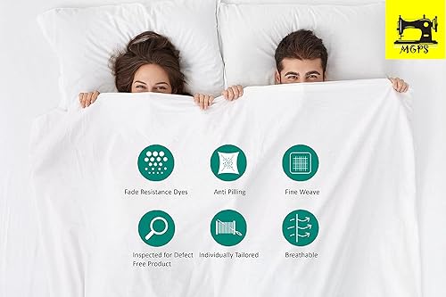 Miniatura 7 de Alaskan - Juego de sábanas tamaño King de 800 hilos, 100% algodón egipcio de 17 pulgadas de profundidad, 4 piezas, tejido de satén suave y