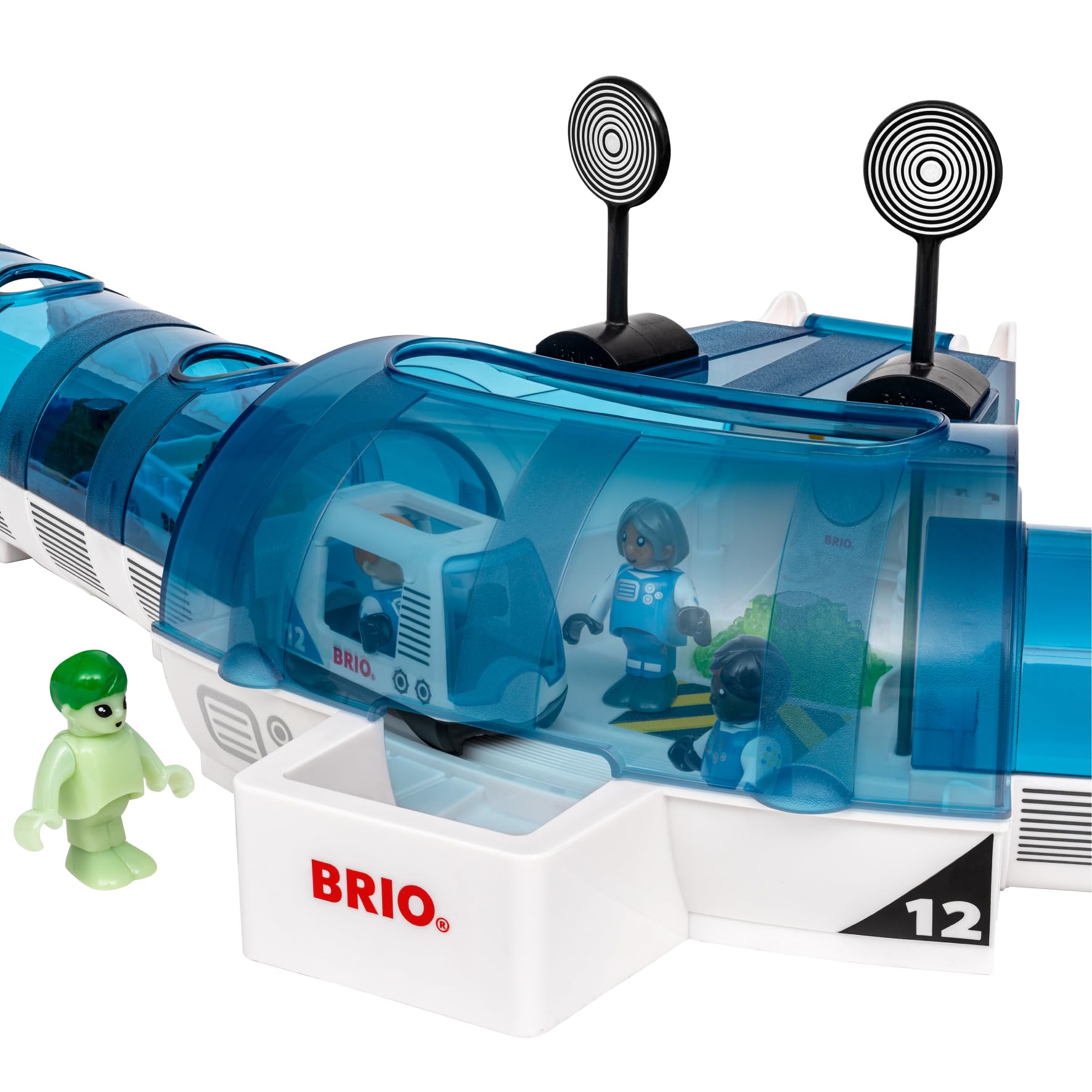 BRIO World Weltraum Deluxe Holzeisenbahnset - Spielzeug ab 3 Jahre