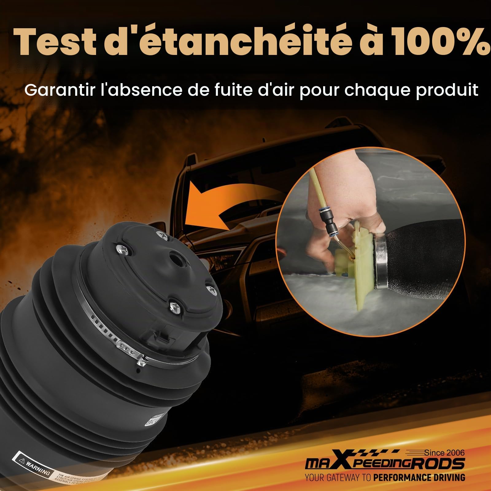 maXpeedingrods 2x Suspension Pneumatique pour Mercedes E‑Klasse S211 | 211 320 09 25,2113200925,211320092580,211320092560,211320092505,A 211 320 09 25,A2113200925,A211320092560, A211320092580