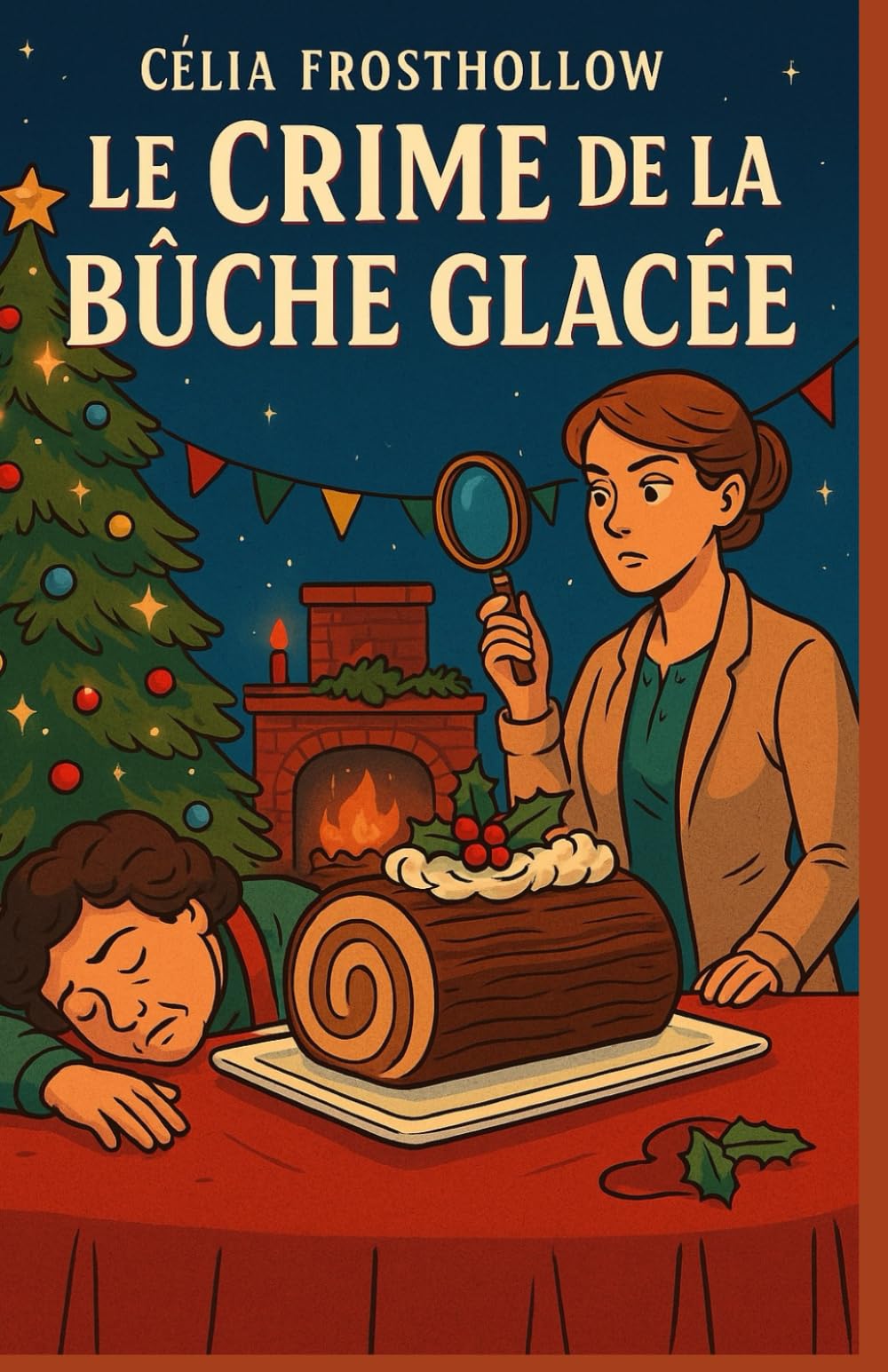 LE CRIME DE LA BÛCHE GLACÉE: Un meurtre, une bûche… et un village qui cache ses vérités sous la neige. Pour les fans de cosy mysteries d’hiver, de secrets de village et d’enquêtes douces-amères.