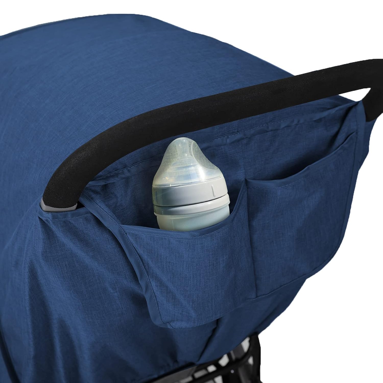 newyoo Stroller Rain Cover Waterproof Breathable Universal Stroller Weather Shield with Rainproof Windproof Nano-Coating Elastic Band Large Window (Blue) : Baby