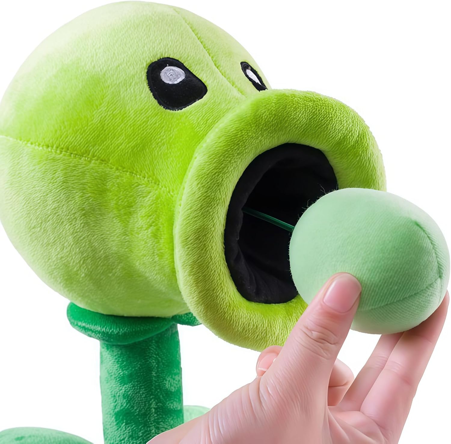 JHESAO 6 PCS Plants and Zombies Plush Sets Toy Peashooter, 1 2 Stuffed Soft Green Gatling Peashooter Doll Conehead Zombies, Nespaper Zombie PVZ Plush Figure Duck Zombie Doll New