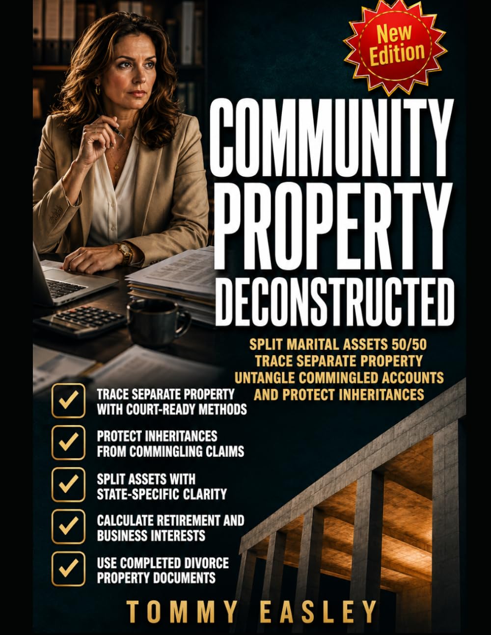 COMMUNITY PROPERTY DECONSTRUCTED: SPLIT MARITAL ASSETS 50/50, TRACE SEPARATE PROPERTY, UNTANGLE COMMINGLED ACCOUNTS, AND PROTECT INHERITANCES AND PRE-MARRIAGE SAVINGS IN DIVORCE